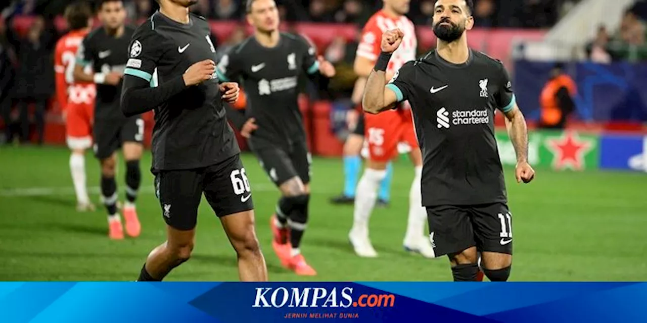 Mo Salah Ukir 50 Gol dan Rekor Penalti bersama Liverpool di Liga Champions