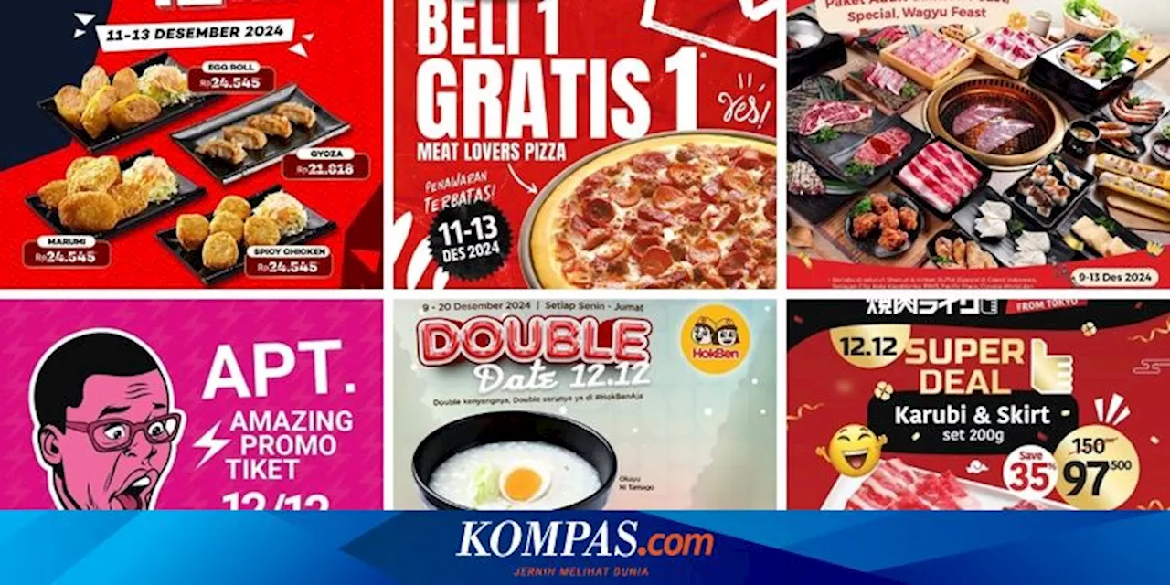 Deretan Promo 12.12, Ada KAI, Gramedia, Xiboba, dan ACE Hardware