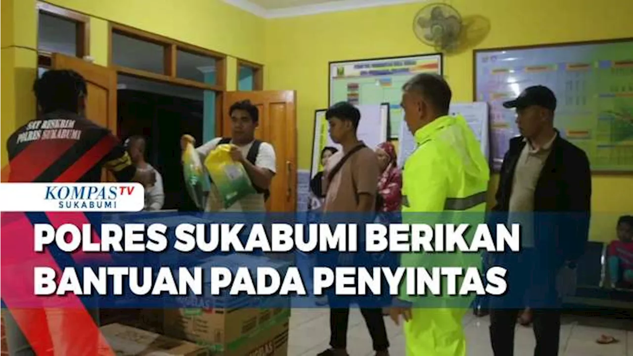 Polres Sukabumi Berikan Bantuan Pada Penyintas