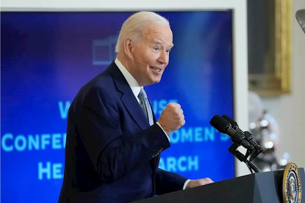 Biden says healthy women help US prosperity as he highlights White House initiative on their health