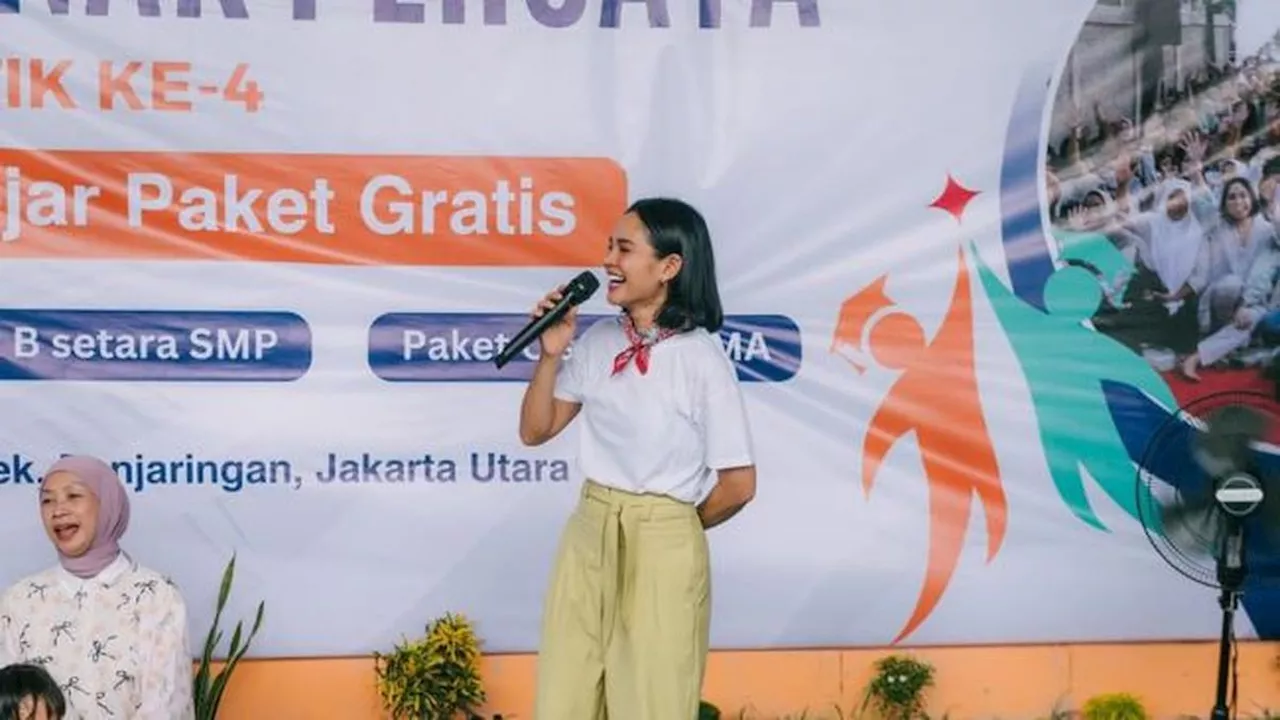 Berhati Malaikat, Andien Aisyah Terharu Kembali Dirikan 'Sekolah Anak Percaya' di Kampung Pemulung