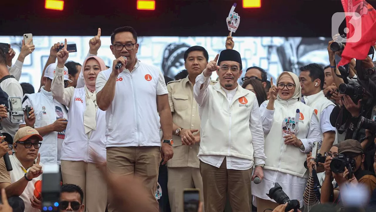 Ridwan Kamil-Suswono Batal Gugat Hasil Pilkada Jakarta ke MK