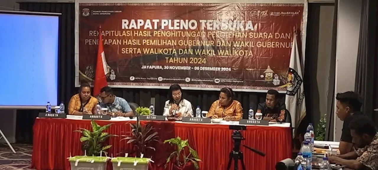 Abaikan KPU Papua, KPU Kota Jayapura Sahkan Suara Pilgub Tingkat Distrik Japsel