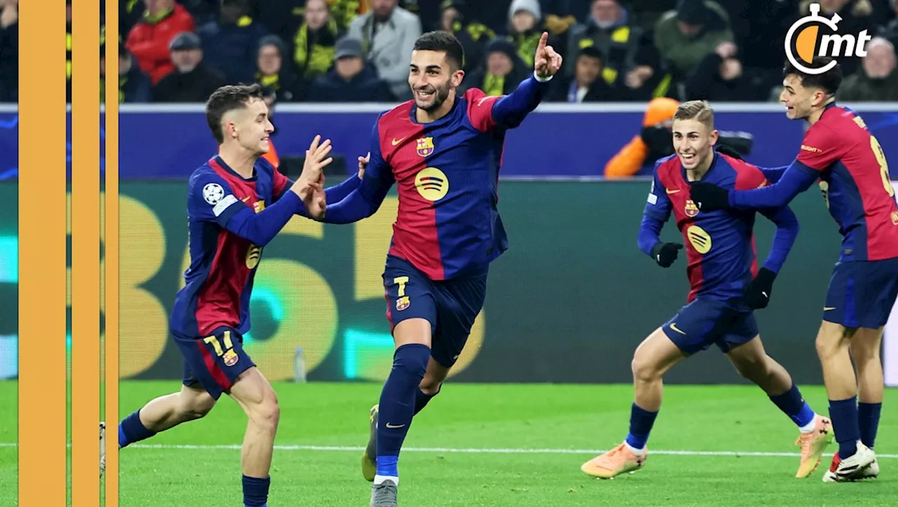 Barcelona, sublíder de la Champions League tras victoria ante Dortmund