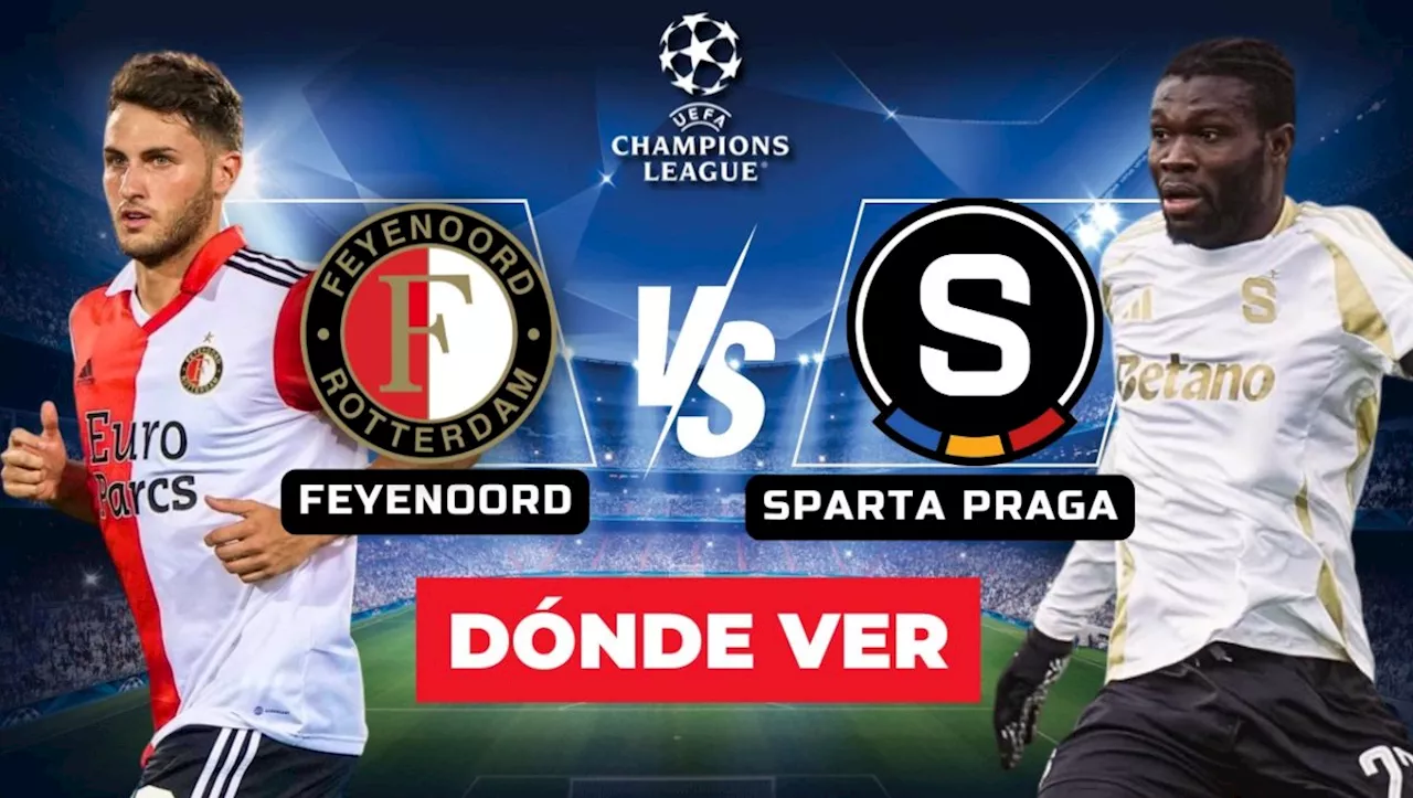 Feyenoord vs Sparta Praga EN VIVO: ¿A qué hora y dónde VER partido hoy Champions League 2024?