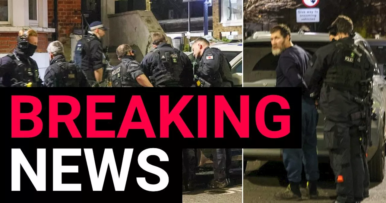 Armed police storm caravan after man seen 'firing pellets'