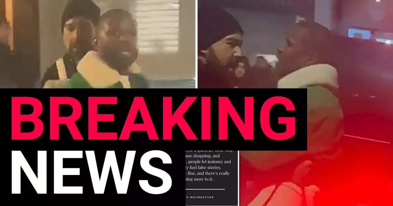 Floyd Mayweather Jr speaks out after being 'attacked' while shopping in London