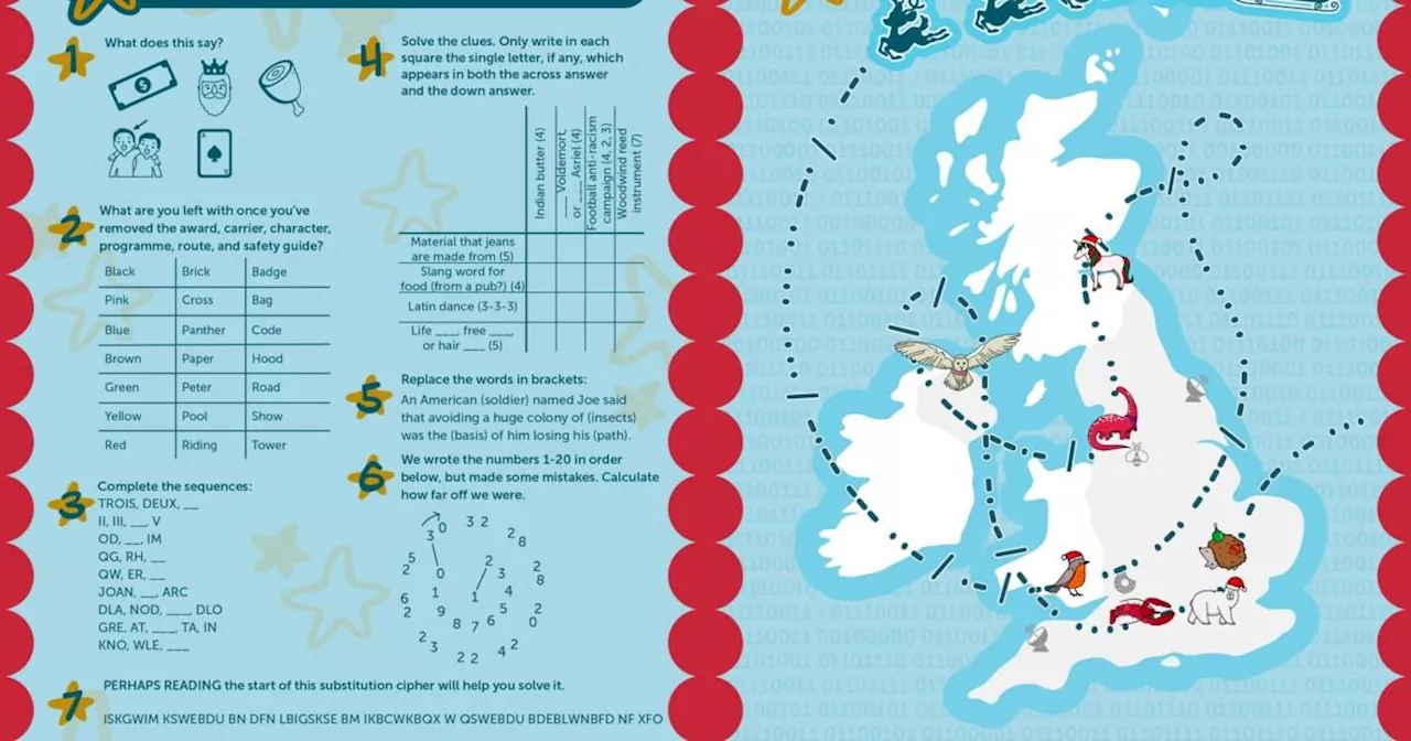 GCHQ Christmas puzzle 2024 released - can you solve it?