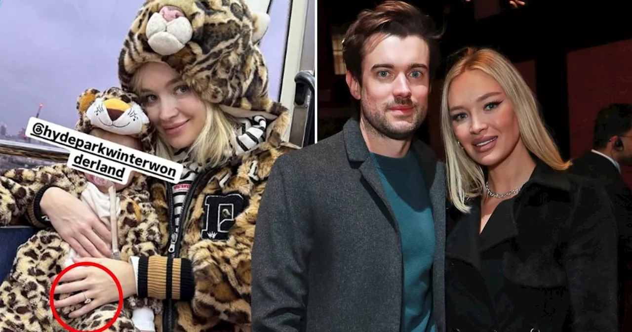 Jack Whitehall and Roxy Horner 'engaged' as she flashes huge ring