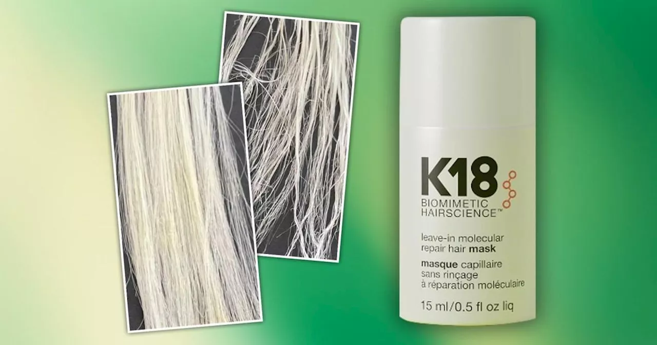 The K18 Leave-In Molecular Repair Hair Mask saved my dry dull hair