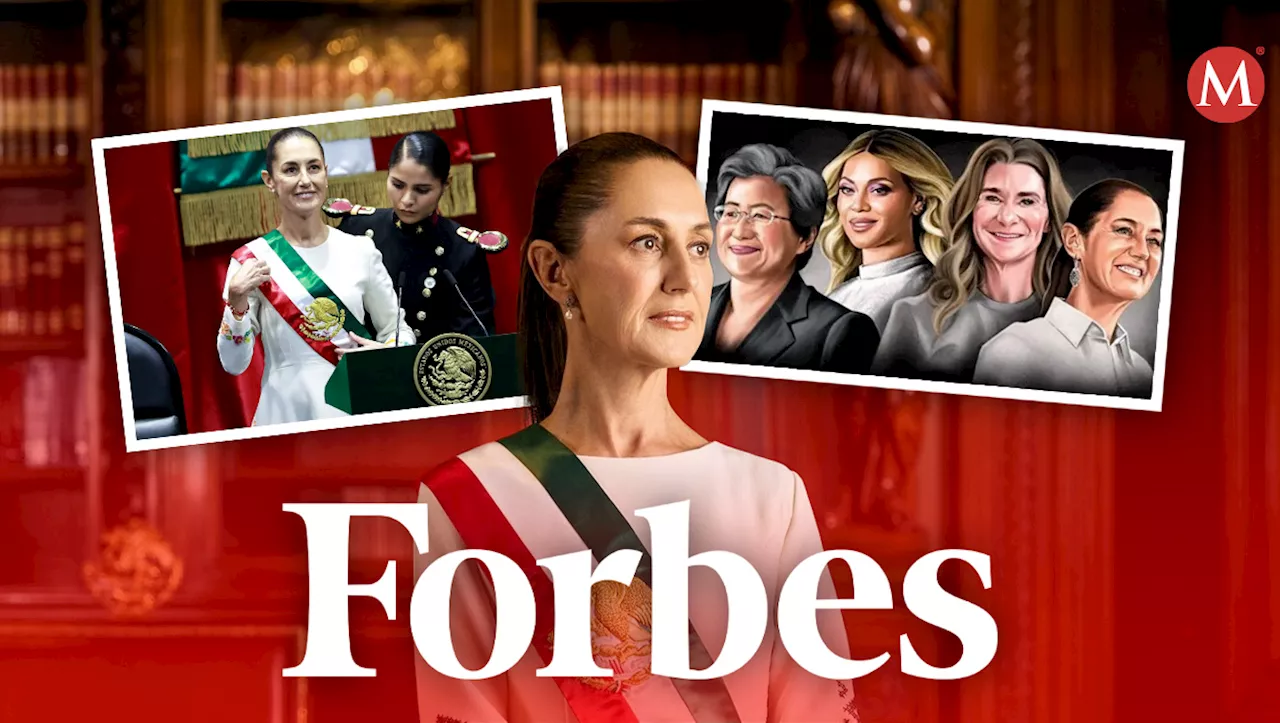 Claudia Sheinbaum es la cuarta mujer más poderosa del mundo en 2024; según Forbes