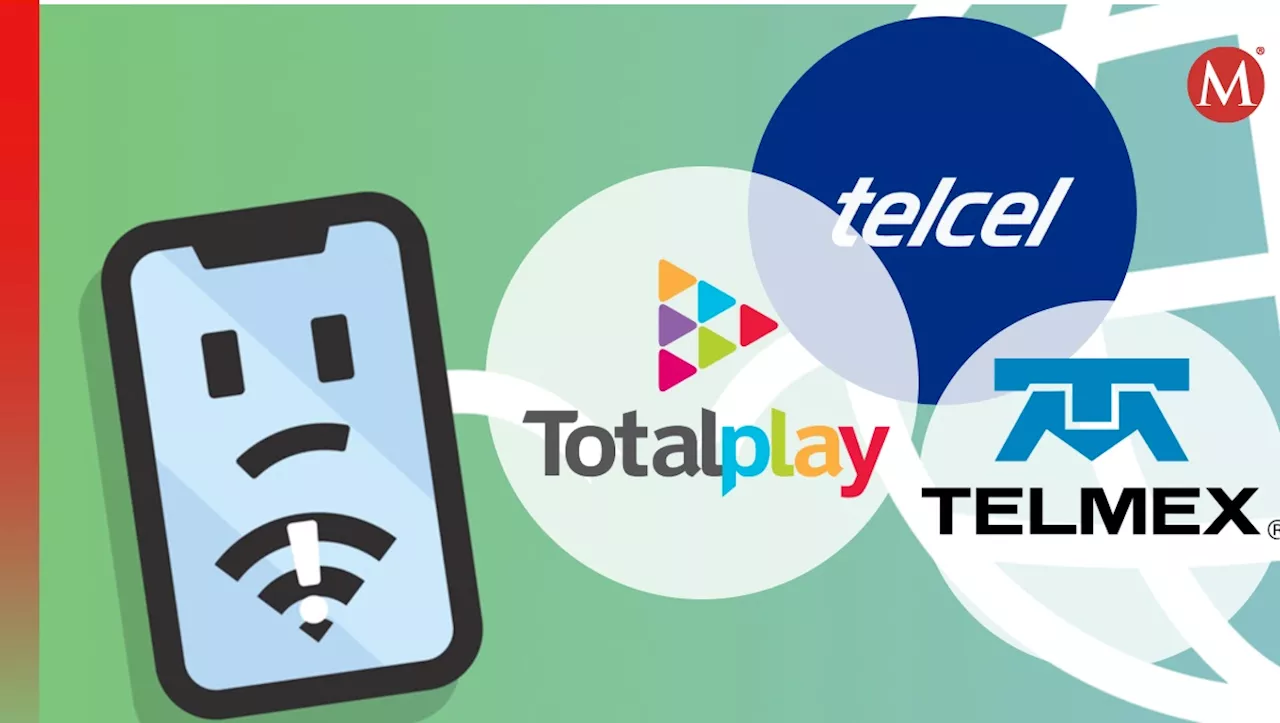 Telcel, AT&T y TELMEX también presentaron fallas HOY 11 de diciembre