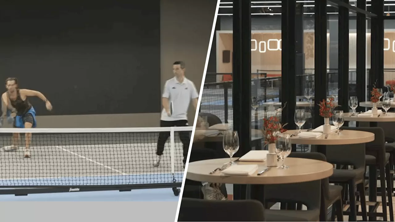 At Bosse in Natick, play pickleball and grab a gourmet meal in one stop