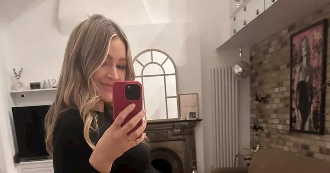 Laura Woods shows off blossoming bump as she prepares to welcome first baby