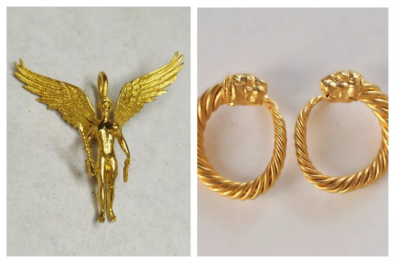 Archaeologists Reveal Ancient Greek Monument With Gold Artifacts