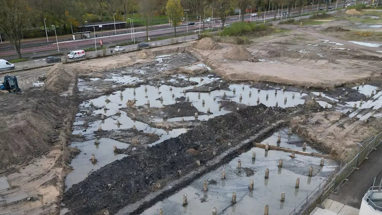 Archeologen vinden onbekend deel Romeinse weg in Utrecht