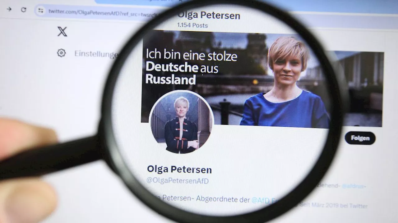 In Russland vermutete AfD-Abgeordnete Olga Petersen muss Mandate abgeben