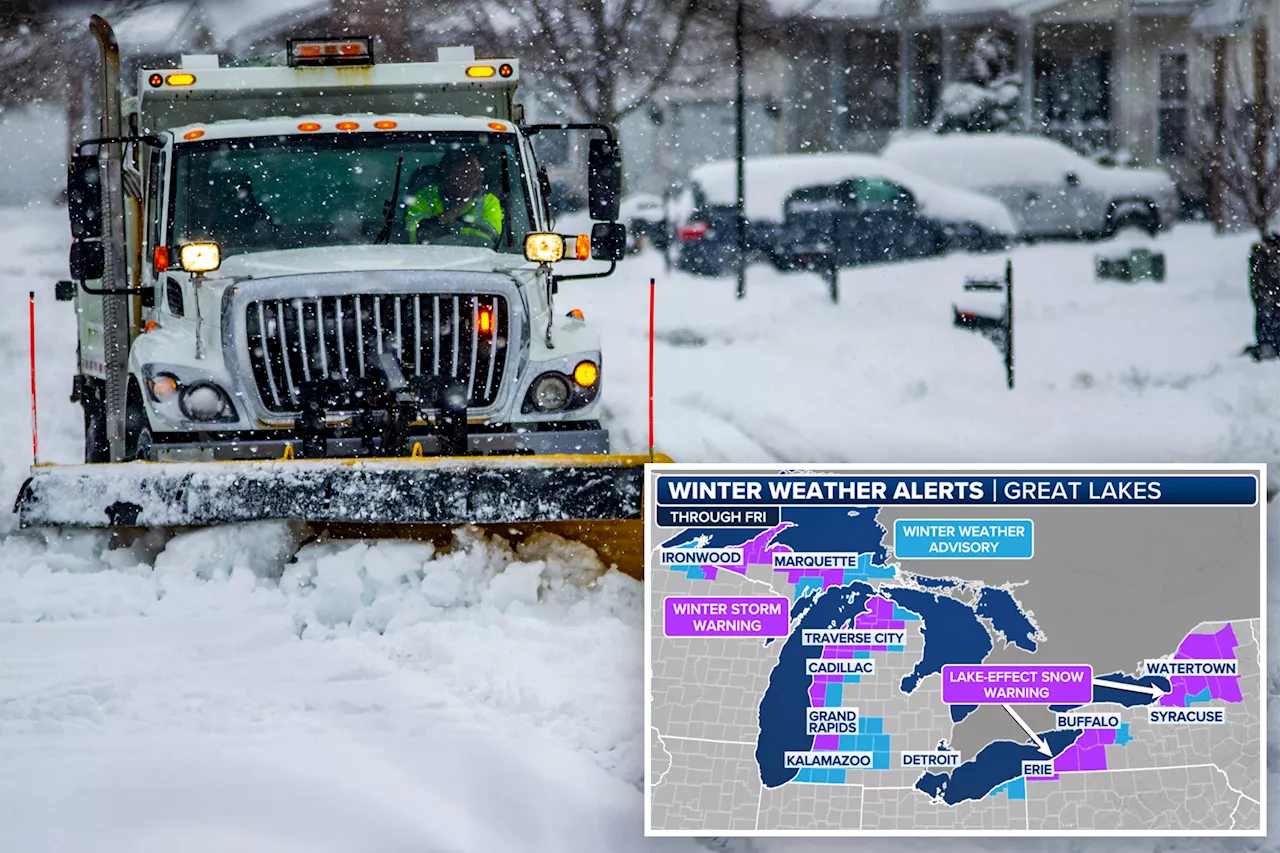 Buffalo, Great Lakes region will be blasted with third lake-effect storm in two weeks -- expect 10-20 inches of snow