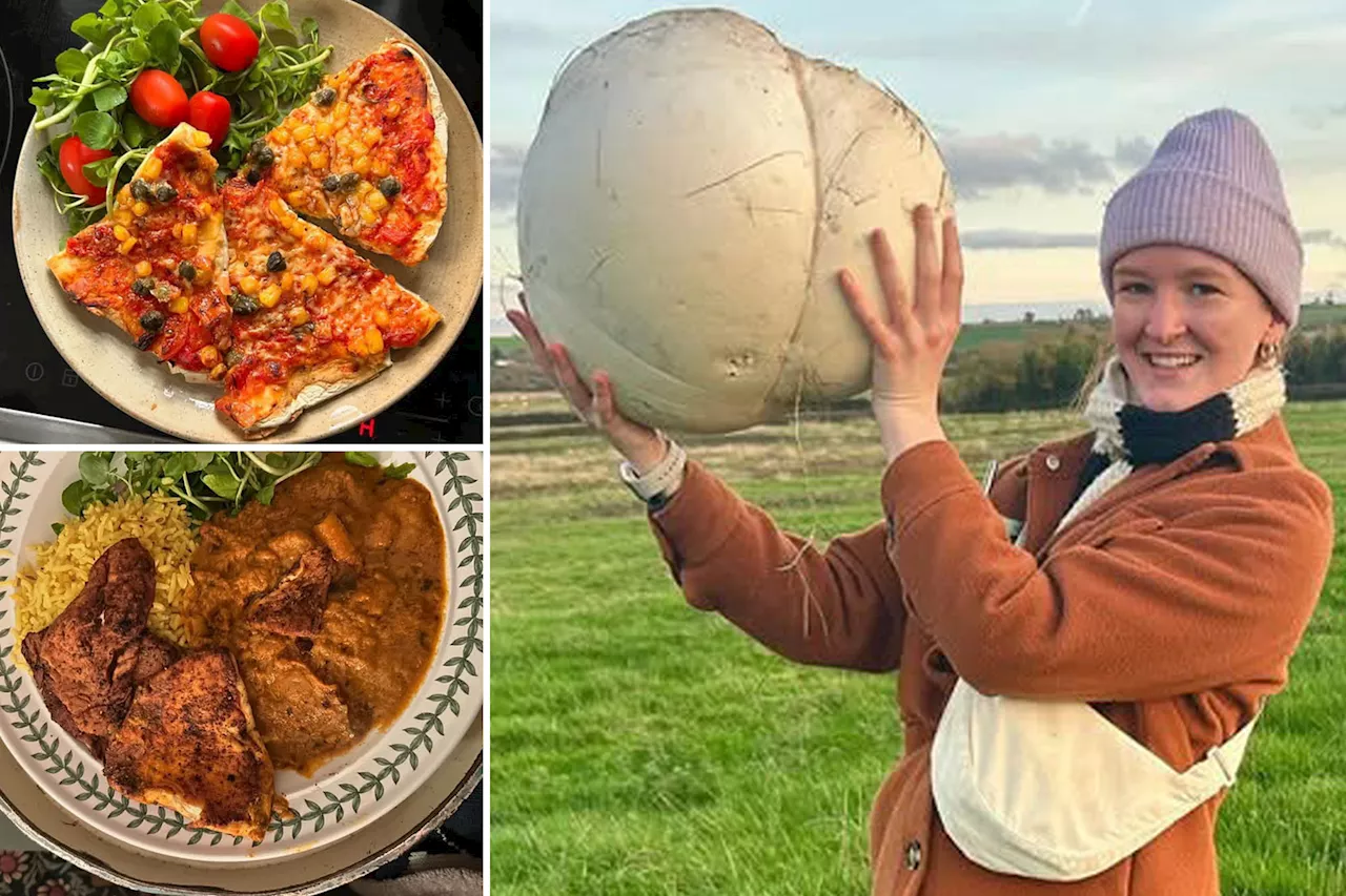 Woman finds 11-pound mushroom, uses it to feed family for a week