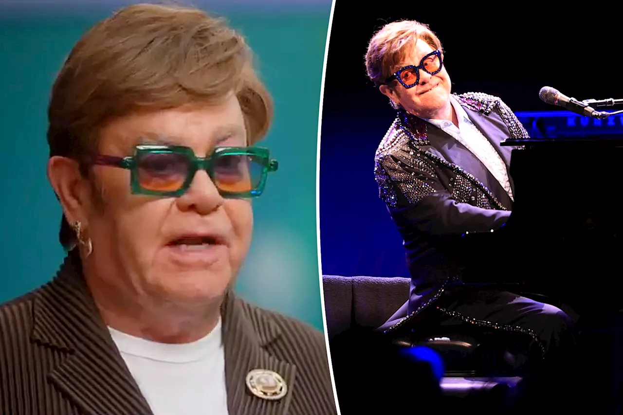 Elton John says his health has ‘never been better’ despite losing eyesight