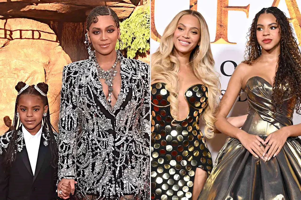 See Beyoncé and Blue Ivy on the Lion King Red Carpets 5 Years Apart