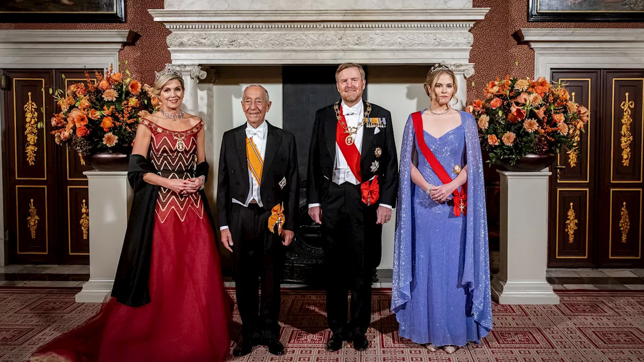 Staatsbankett: So schön strahlen die Royals der Niederlande