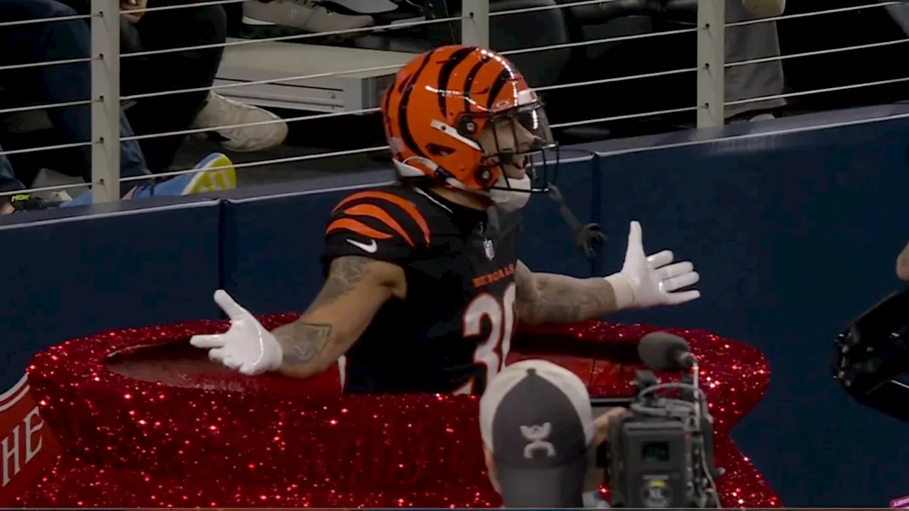 Chase Brown Had Priceless Reaction to Learning He Could Be Fined for TD Celebration