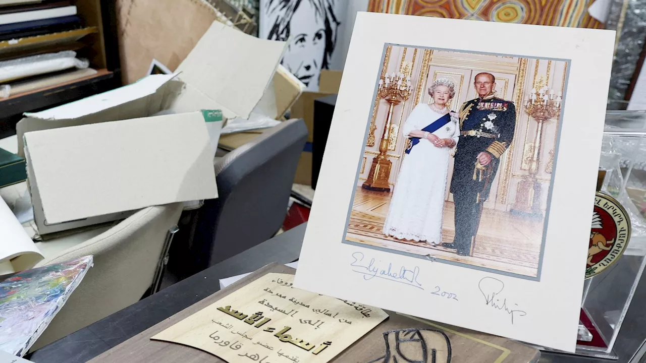 Assad kept signed picture of Queen Elizabeth II among keepsakes in palace 'treasure room'