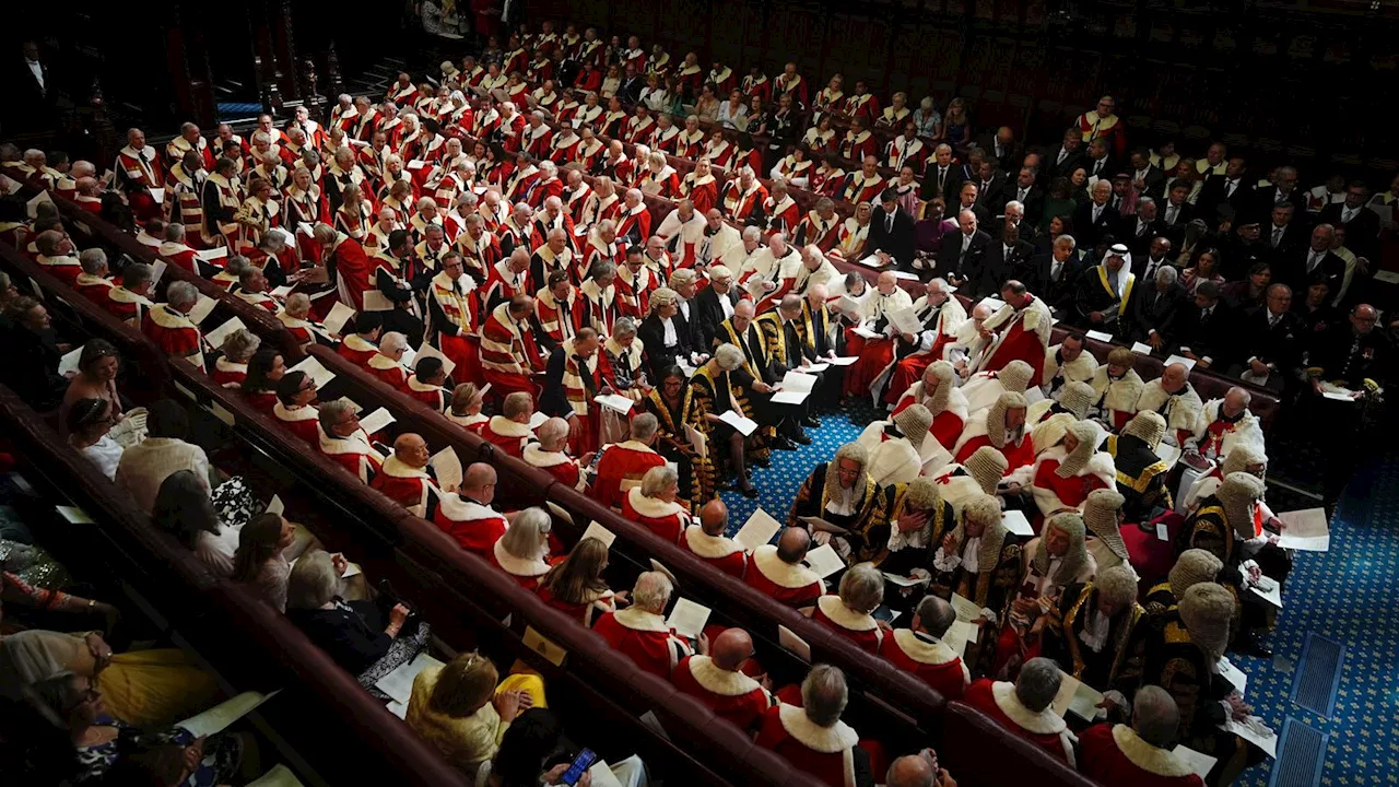 Outgoing hereditery peers criticise 'nasty plan' to remove them from the Lords