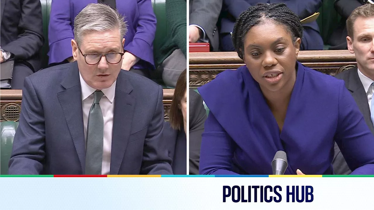 Politics latest: Keir Starmer and Kemi Badenoch clash over immigration at PMQs