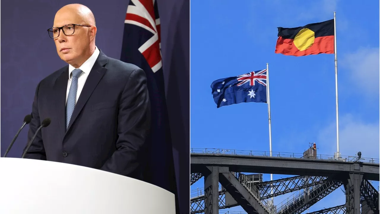 Peter Dutton grilled on whether Aboriginal flag should fly on Sydney Harbour Bridge