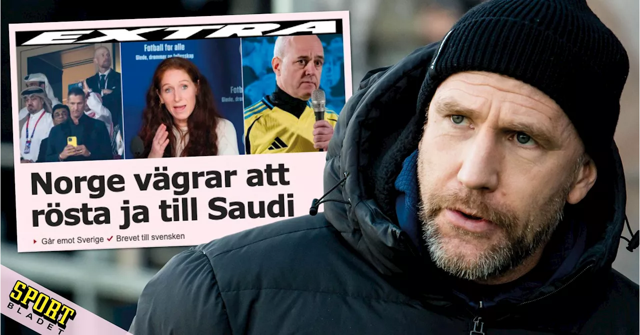 Rydströms kritik mot Sveriges ja till Saudi-VM