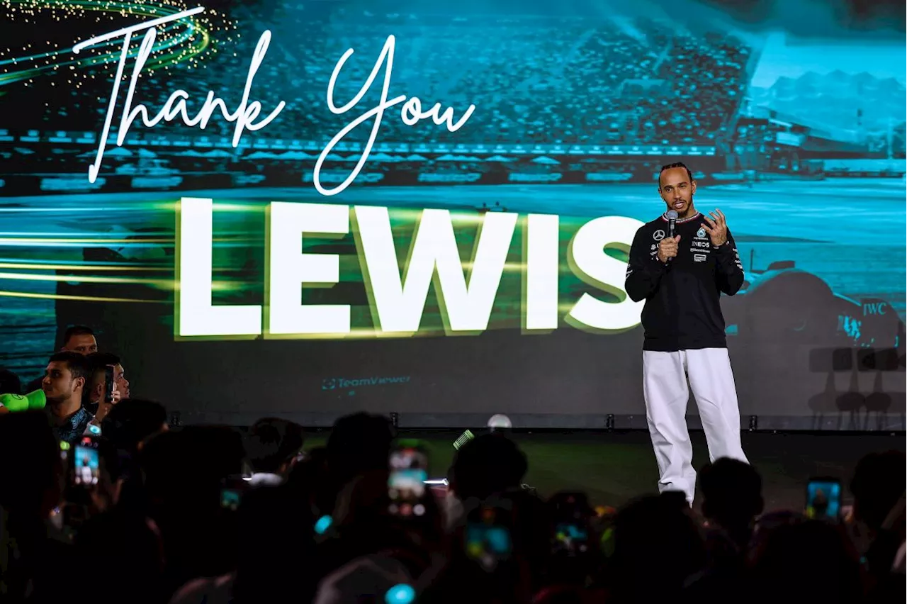 F1 star Lewis thanks Petronas, fans in special appearance in KL