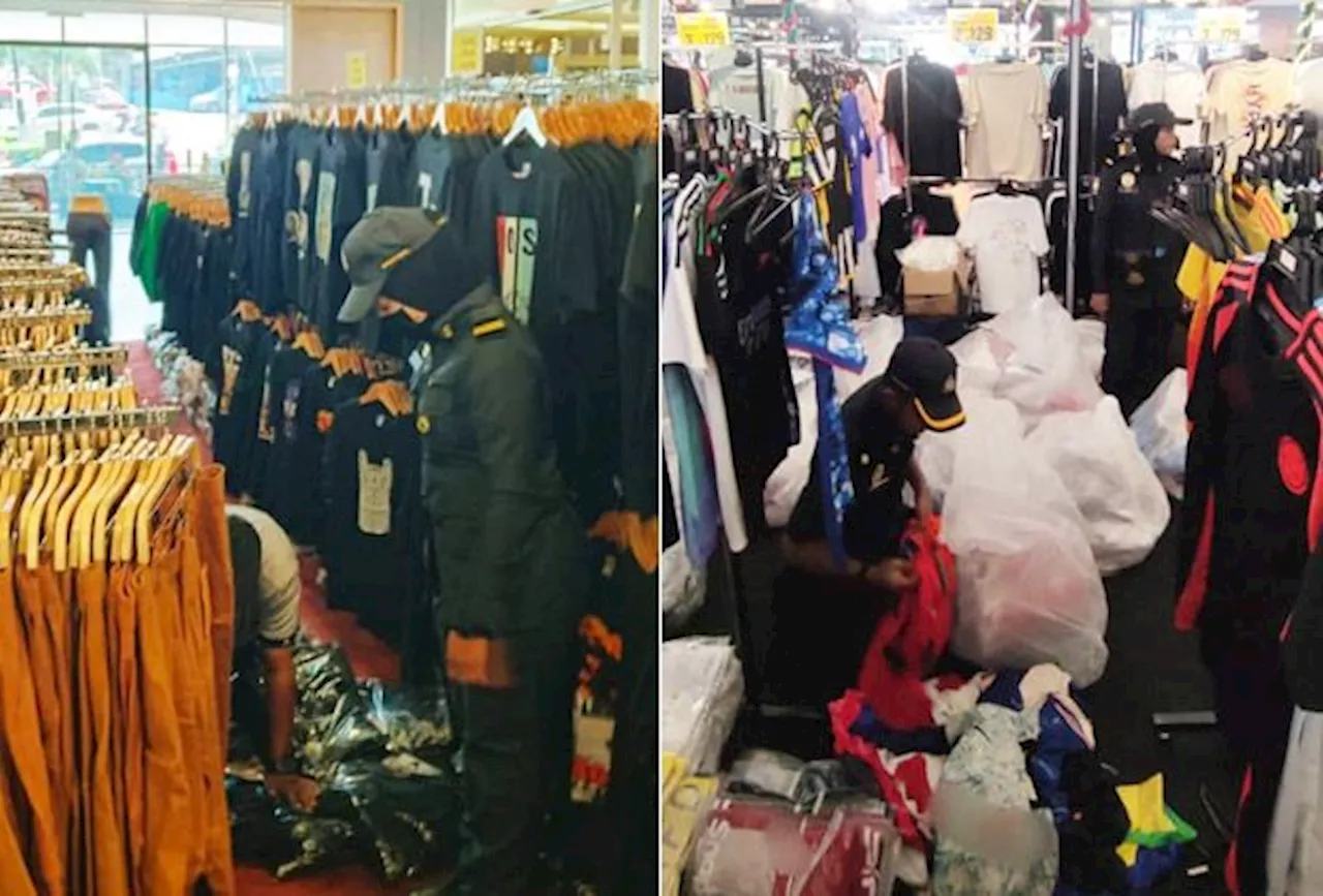 Johor KPDN raids premises suspected of selling counterfeit goods