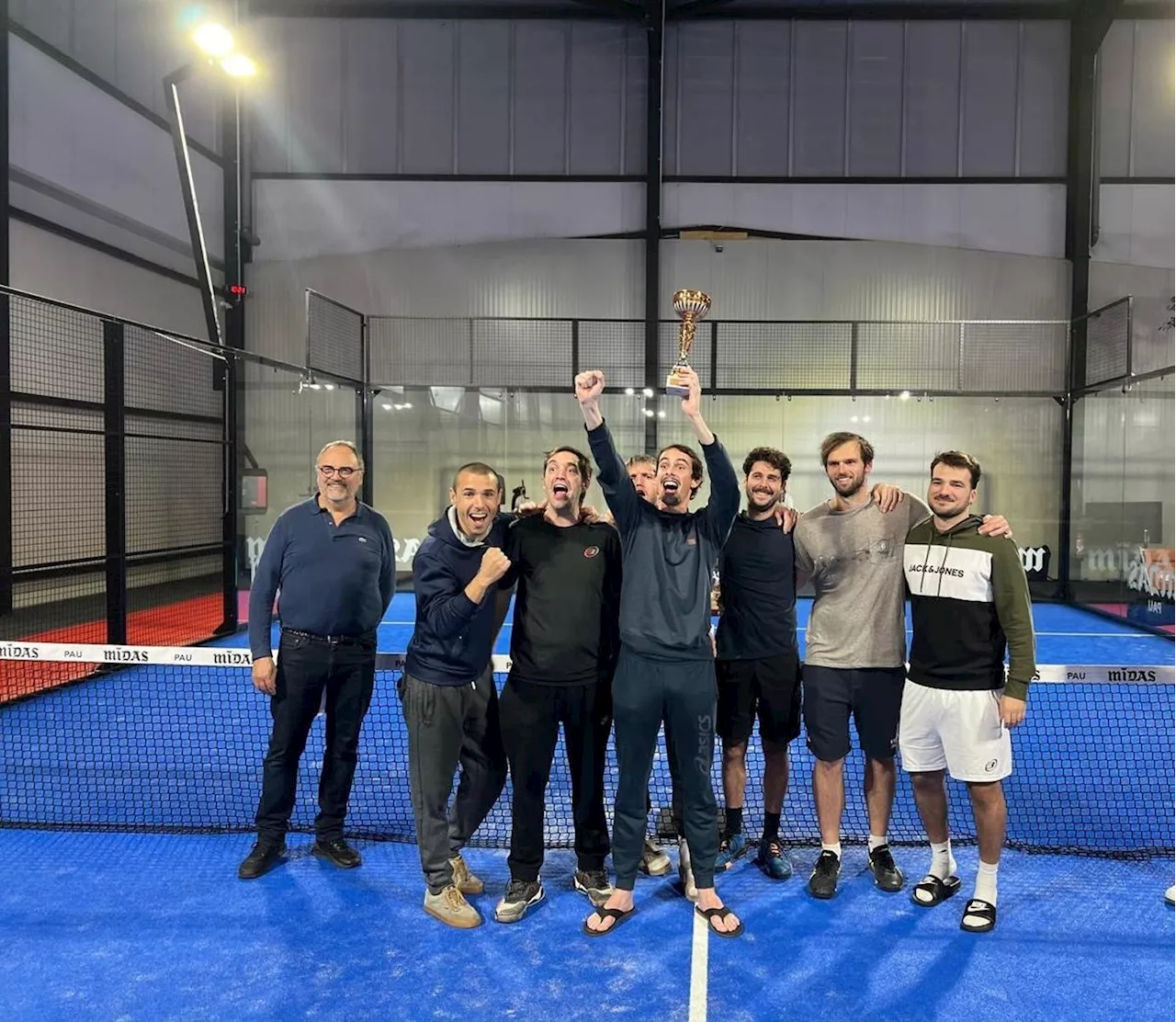 Guéthary : l’équipe de padel remporte l’interclub départemental à Lescar