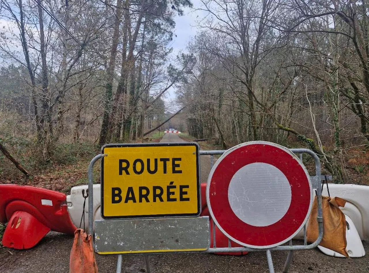 Landes : pourquoi la RD 423 a été fermée à la circulation à Rivière-Saas-et-Gourby