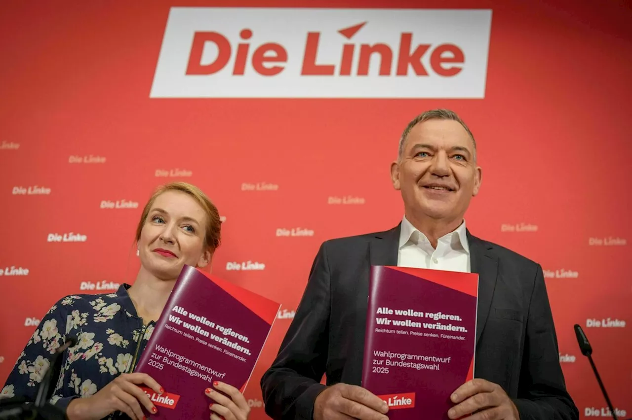 Partei stellt Wahlprogramm vor: Linke will Lebenshaltungskosten für viele senken