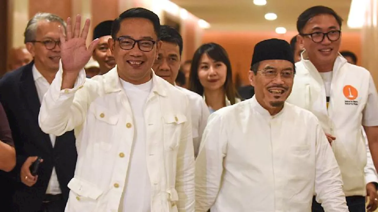 Ridwan Kamil-Suswono Batal Menggugat Hasil Pilkada Jakarta ke MK