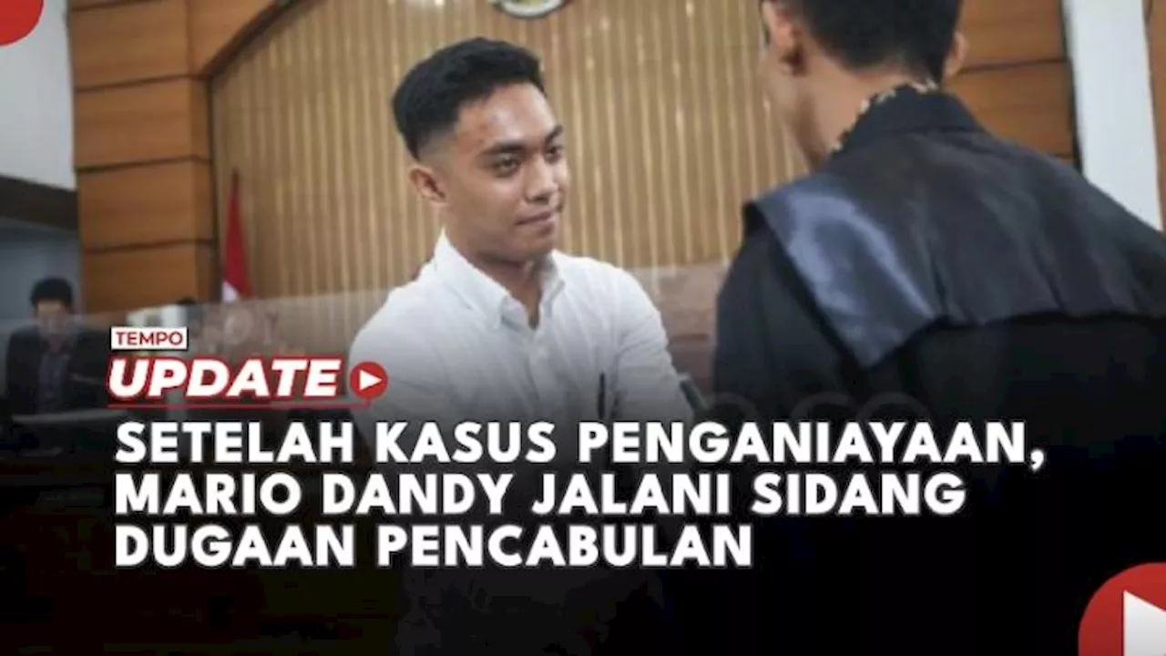 Setelah Divonis Kasus Penganiayaan, Kini Mario Dandy Jalani Sidang Dugaan Pencabulan