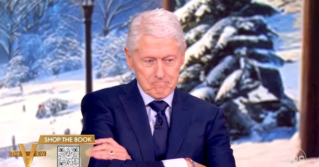 Bill Clinton Tells ‘The View’ How He’d Feel About Biden Pardoning Hillary