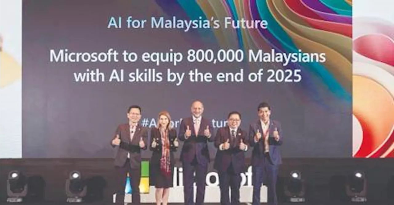 Microsoft launches AIForMYFuture to equip 800,000 Malaysians with AI skills by end-2025