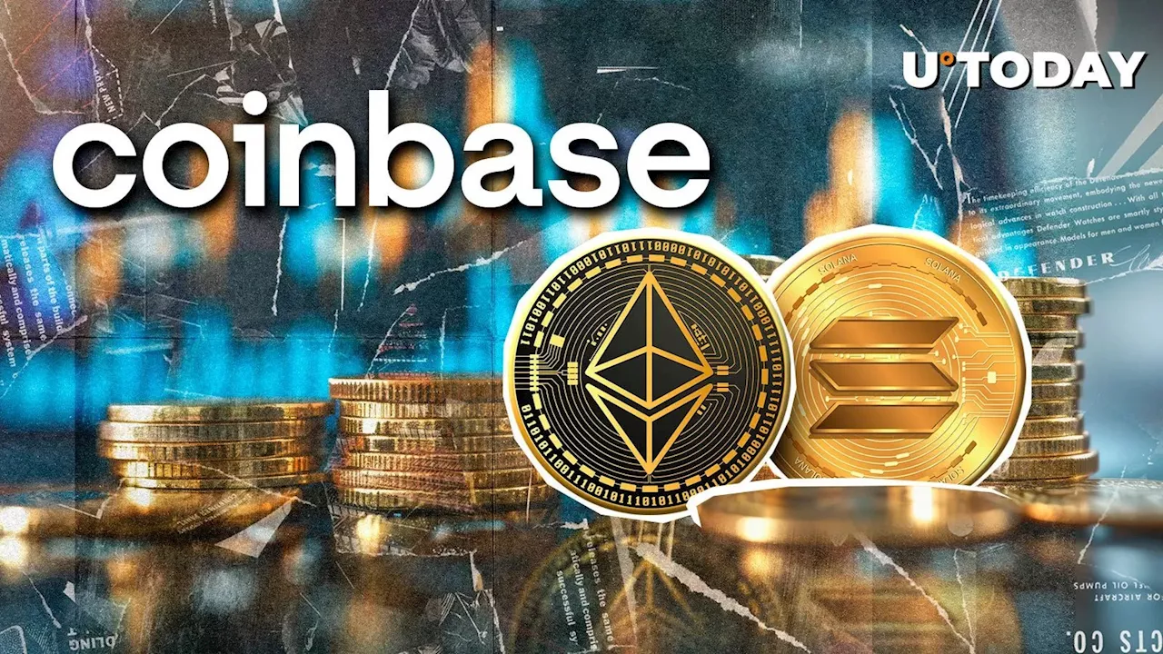 Coinbase Adds Three Major Crypto Listings, Ethereum and Solana in Focus