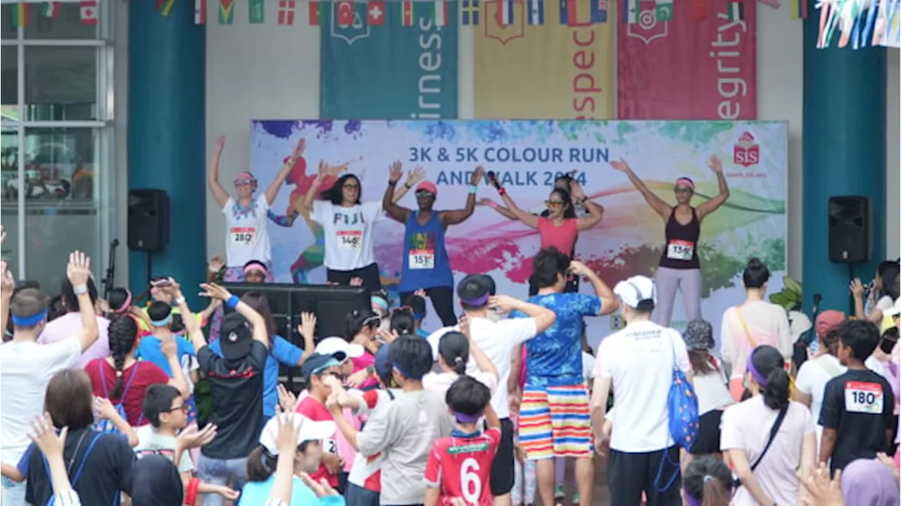 Dorong Gaya Hidup Sehat, SIS South Jakarta Gelar Ajang Colour Run & Walk 2024