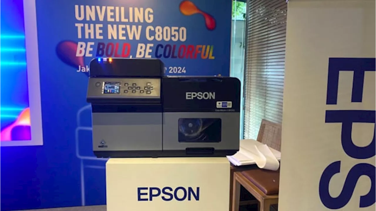 Epson Indonesia Luncurkan Printer Label Berwarna CW-C8050 untuk Bisnis Modern