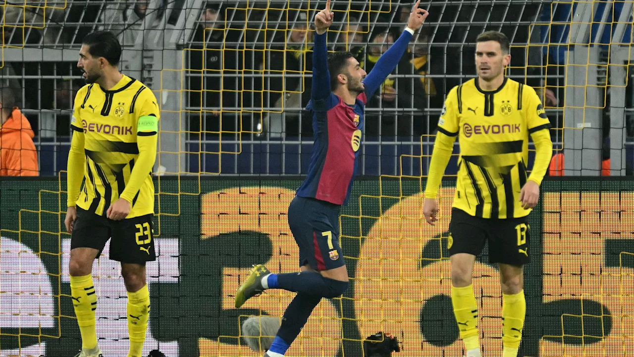 FC Barcelona wint dankzij gouden wissel in doelpuntrijk duel van Borussia Dortmund