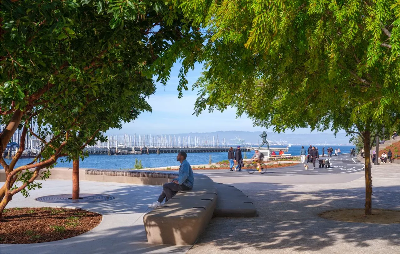 A vibrant new waterfront park by Scape opens at China Basin in San Francisco