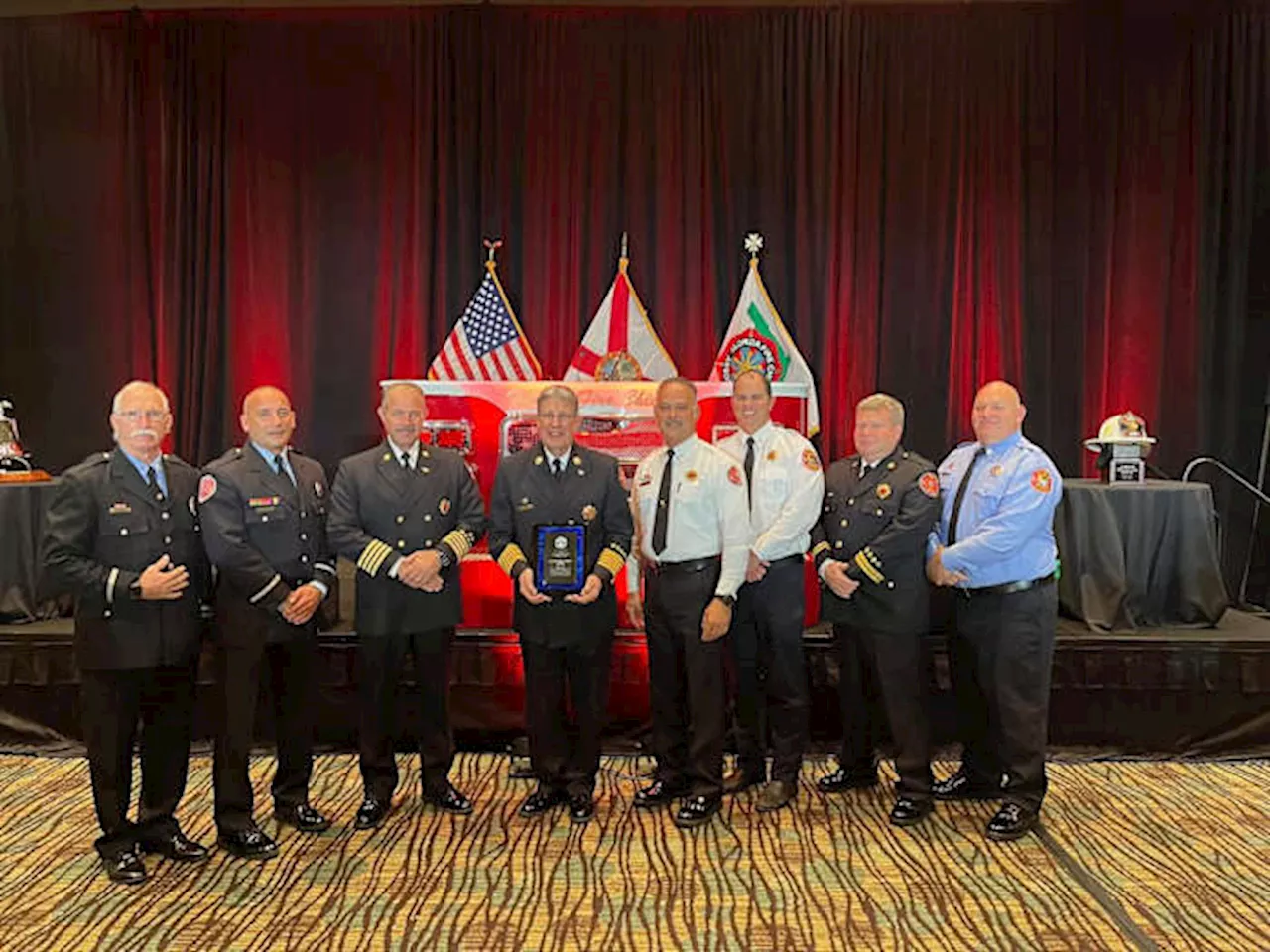 Clay County Fire Rescue Chief awarded 2024 Frank A. Babinec Lifetime Achievement Award