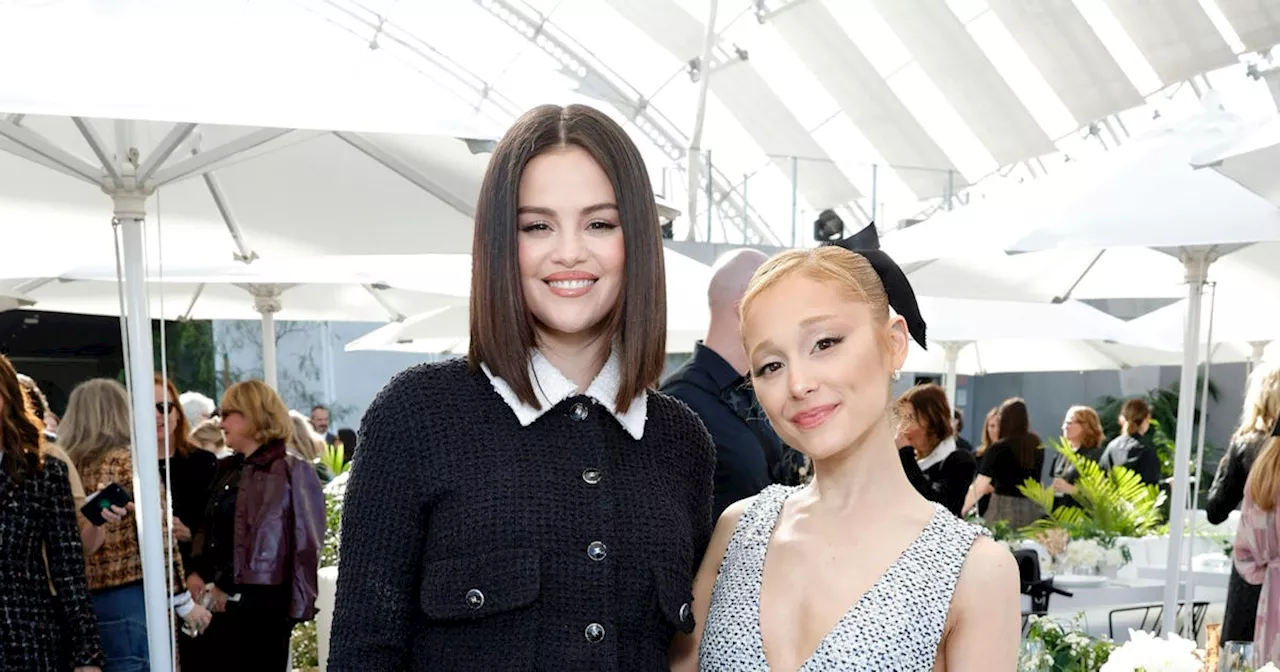 Selena Gomez & Ariana Grande Bonded in Chanel at the Academy Women’s Luncheon