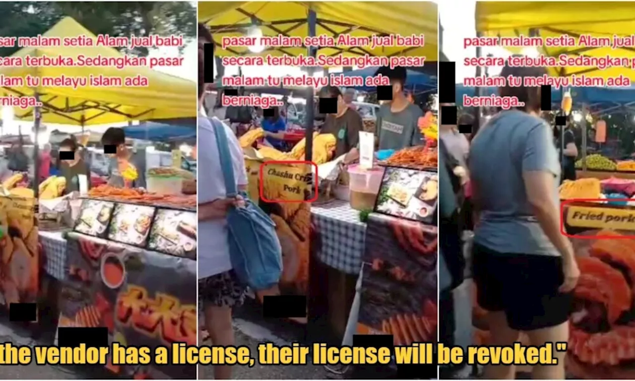 After Video of a Pork Vendor Went Viral, MBSA Says Pasar Malams Under its Jurisdiction Cannot Sell Pork