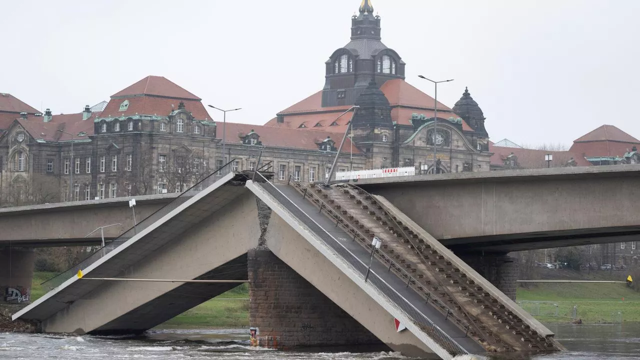 Einsturz der Carolabrücke in Dresden: Gutachten zeigt Ursache